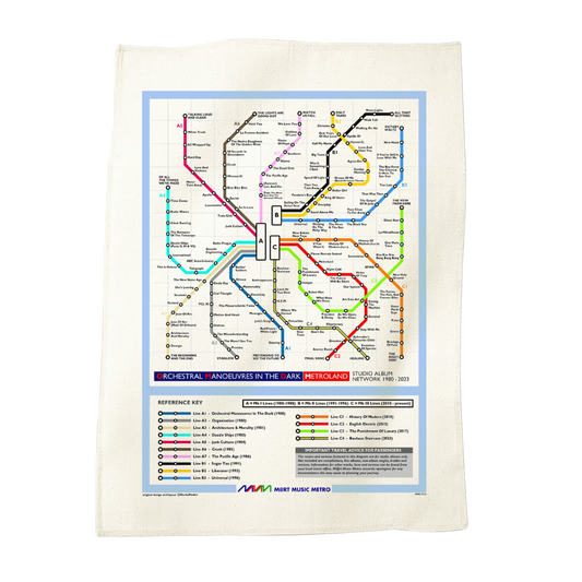 Metro Map - Tea Towel